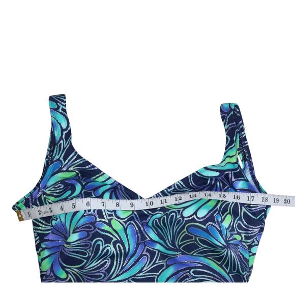 NWT Roxanne Classics V-Neck Sarong Bra Sized Swimsuit Size 16 40D - Picture 6 of 14